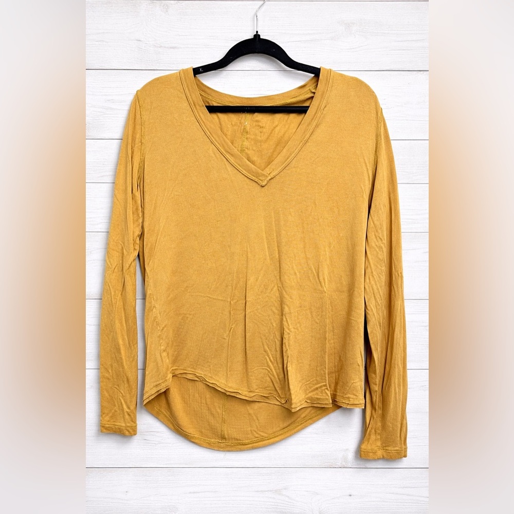 We The Free Golden Long Sleeve Top